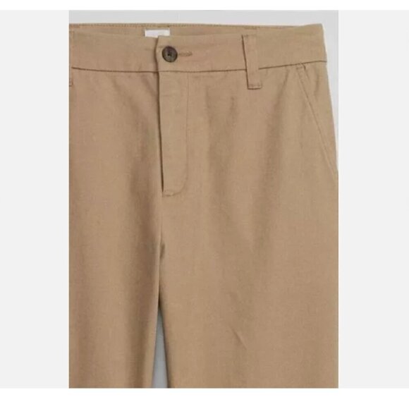 GAP Mid Rise Girlfriend Khakis Moonless Night Washed Black Pants Size 4 TALL NWT - Picture 5 of 8